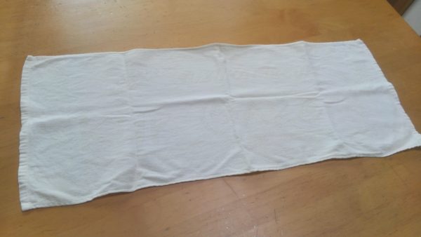 タオル１枚で縫う基本の雑巾　作り方①