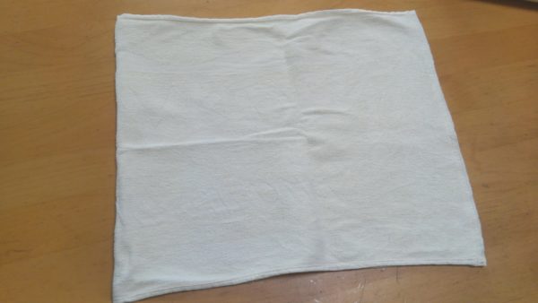 タオル１枚で縫う基本の雑巾　作り方④